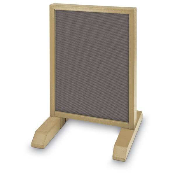 Sliding Door Indoor Enclosed Corkboard, 6, UNITED VISUAL PRODUCTS, Mfr# UV9026ACS-SATIN-RUBBER
